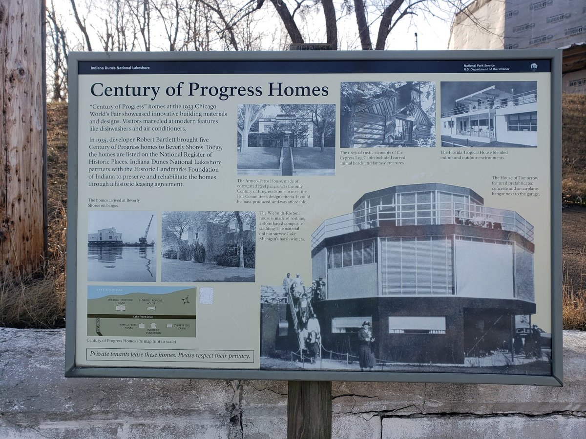 洋書 Houses of the Century Century of Progress Homes | Indiana Dunes Things to Do