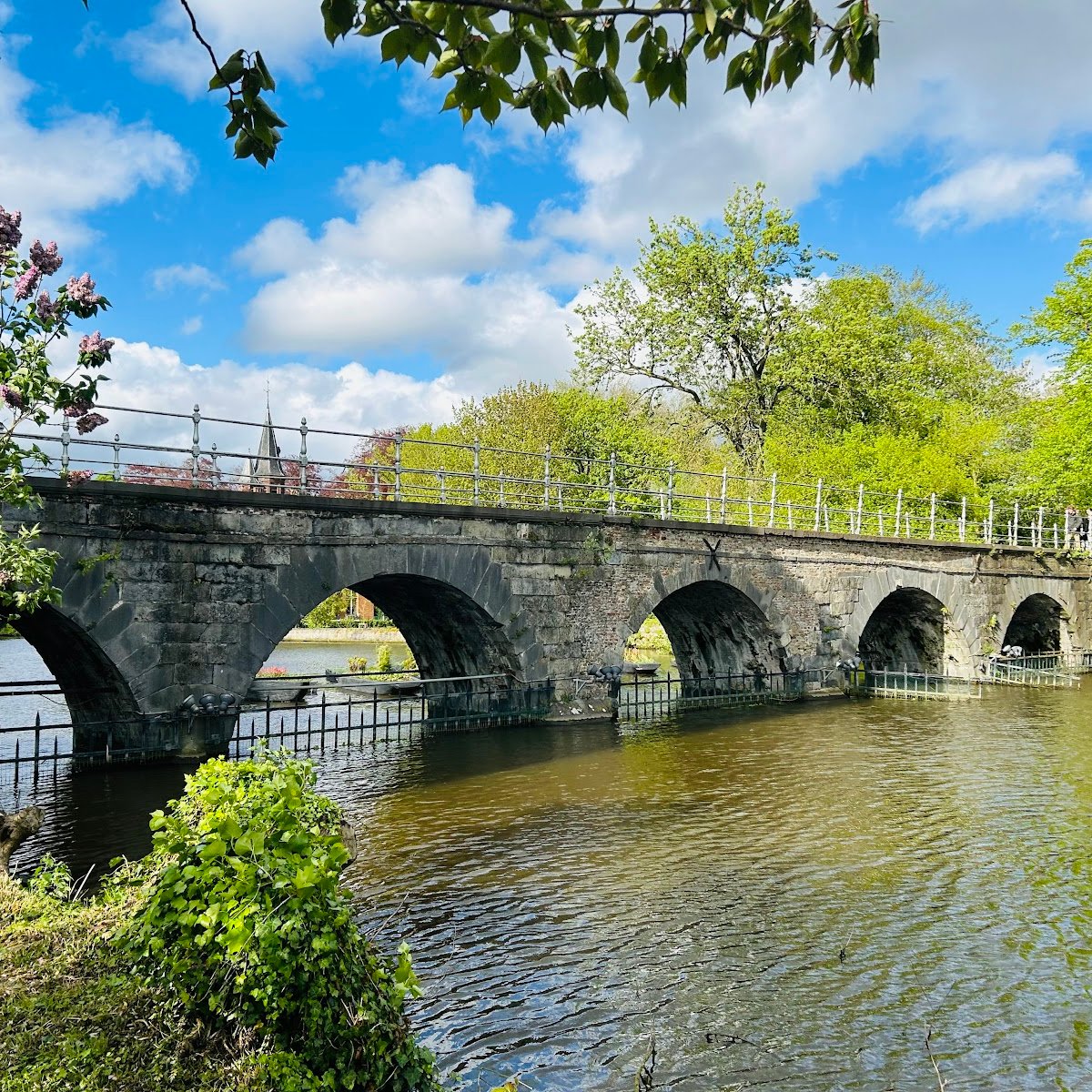 マキシム・モーフラ、「LE PONT DE LEGUENAY, BRUGES」 マキシム・モーフラ、「LE PONT DE LEGUENAY, BRUGES」